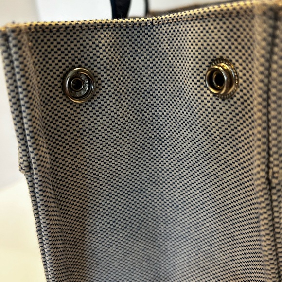 Vintage DOONY & BURKE satchel tote shopper blue gray - Picture 11 of 14